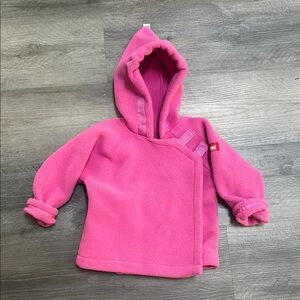 Widgeon Pink Hooded Fleece Jacket